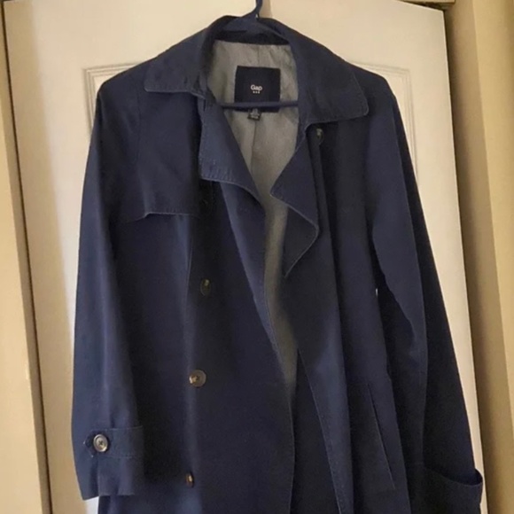 Blue Gap trench coat - Picture 3 of 3